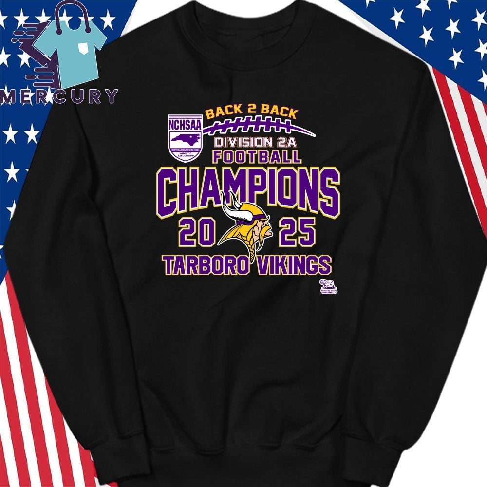 Tarboro Vikings 2025 NCHSAA Division 2A Football Champions Shirt