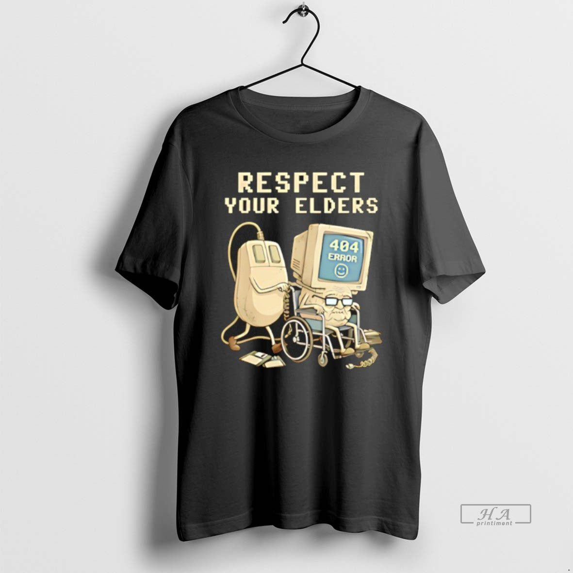 Official Tech 404 Error Hilarious Respect Your Elders T-Shirts, Hoodie, Sweatshirt | AU01DripNestTees.com