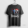Official Tennessee Titans 2025 Santa Hat Logo Football Christmas T-Shirts, Hoodie, Sweatshirt | AU01DripNestTees.com