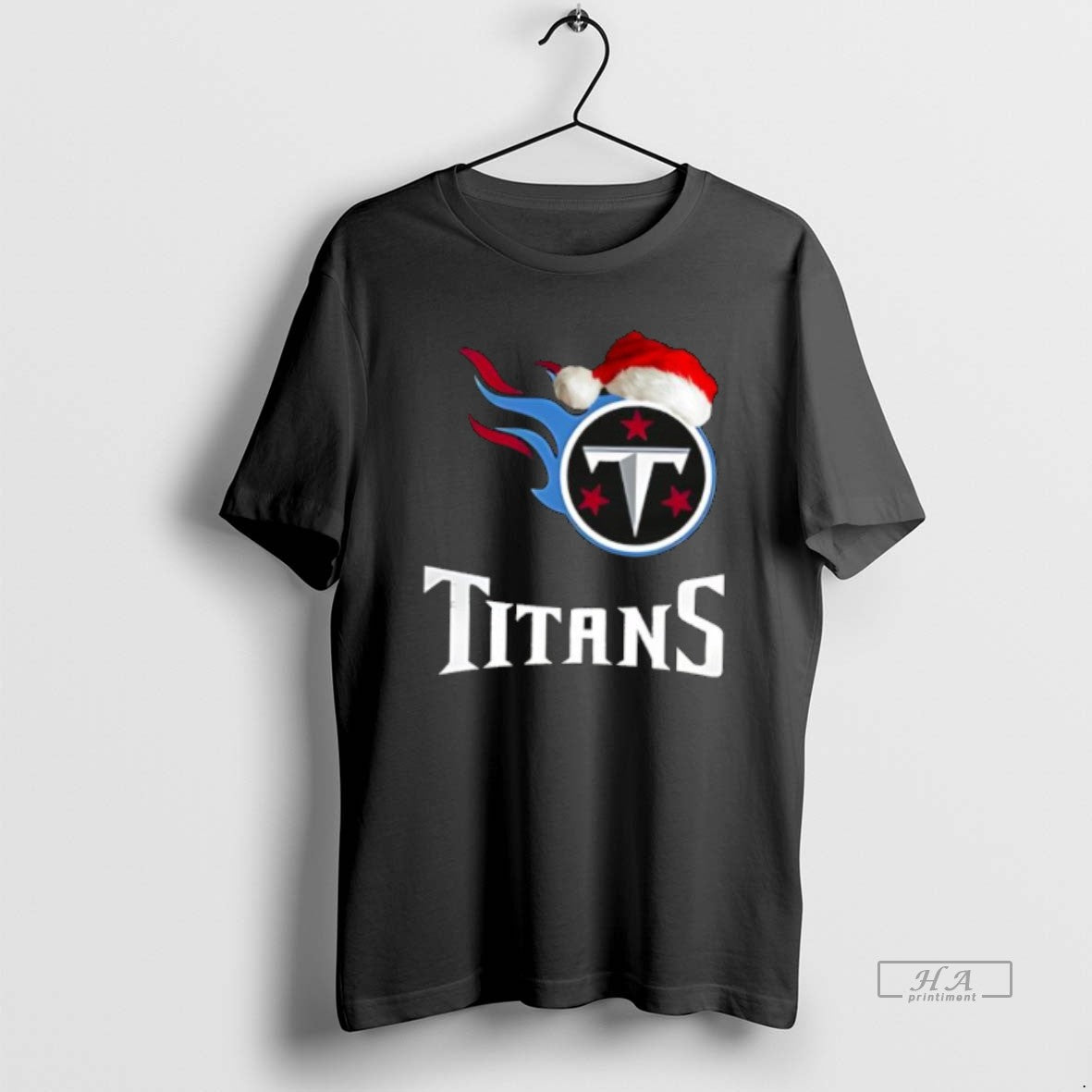 Official Tennessee Titans 2025 Santa Hat Logo Football Christmas T-Shirts, Hoodie, Sweatshirt | AU01DripNestTees.com