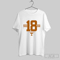 Official Tennessee Football Desean Bishop 18 Stripe