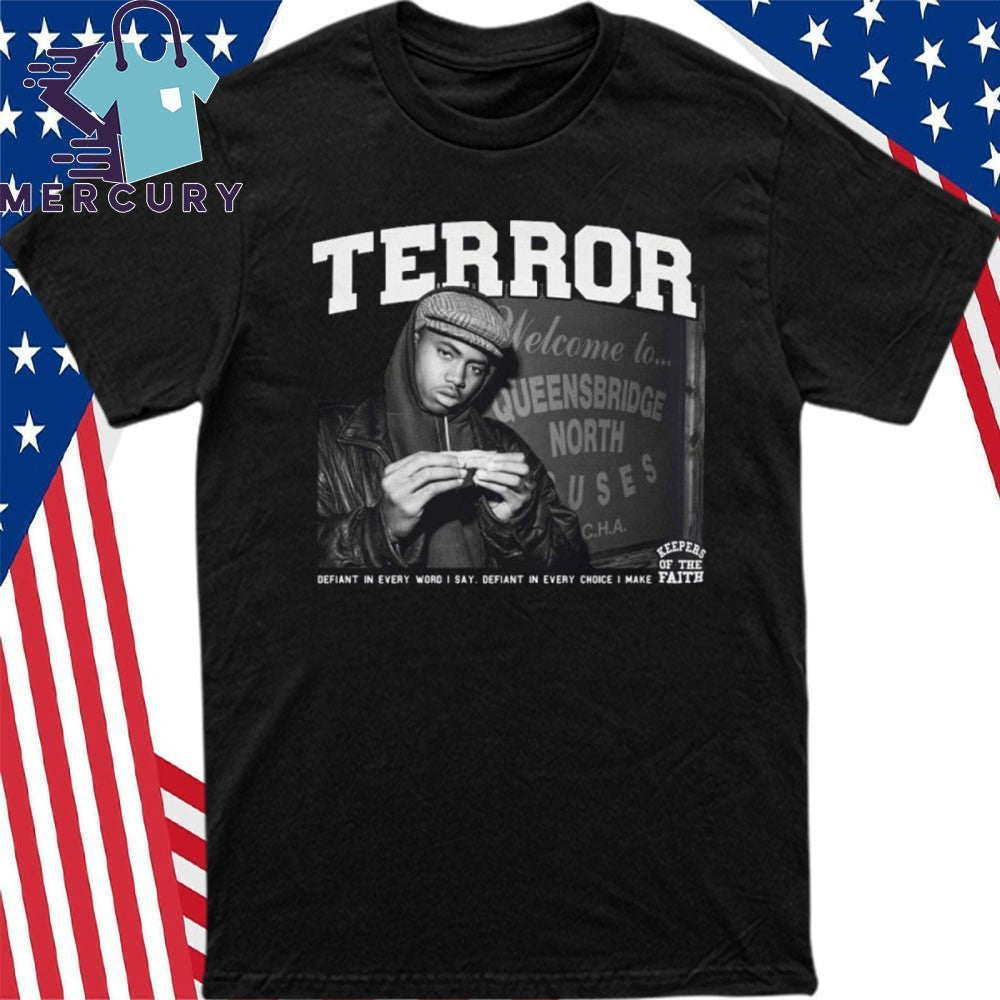 Terror Keepers Of The Faith Young Nas Photo The Bootleg Shirt