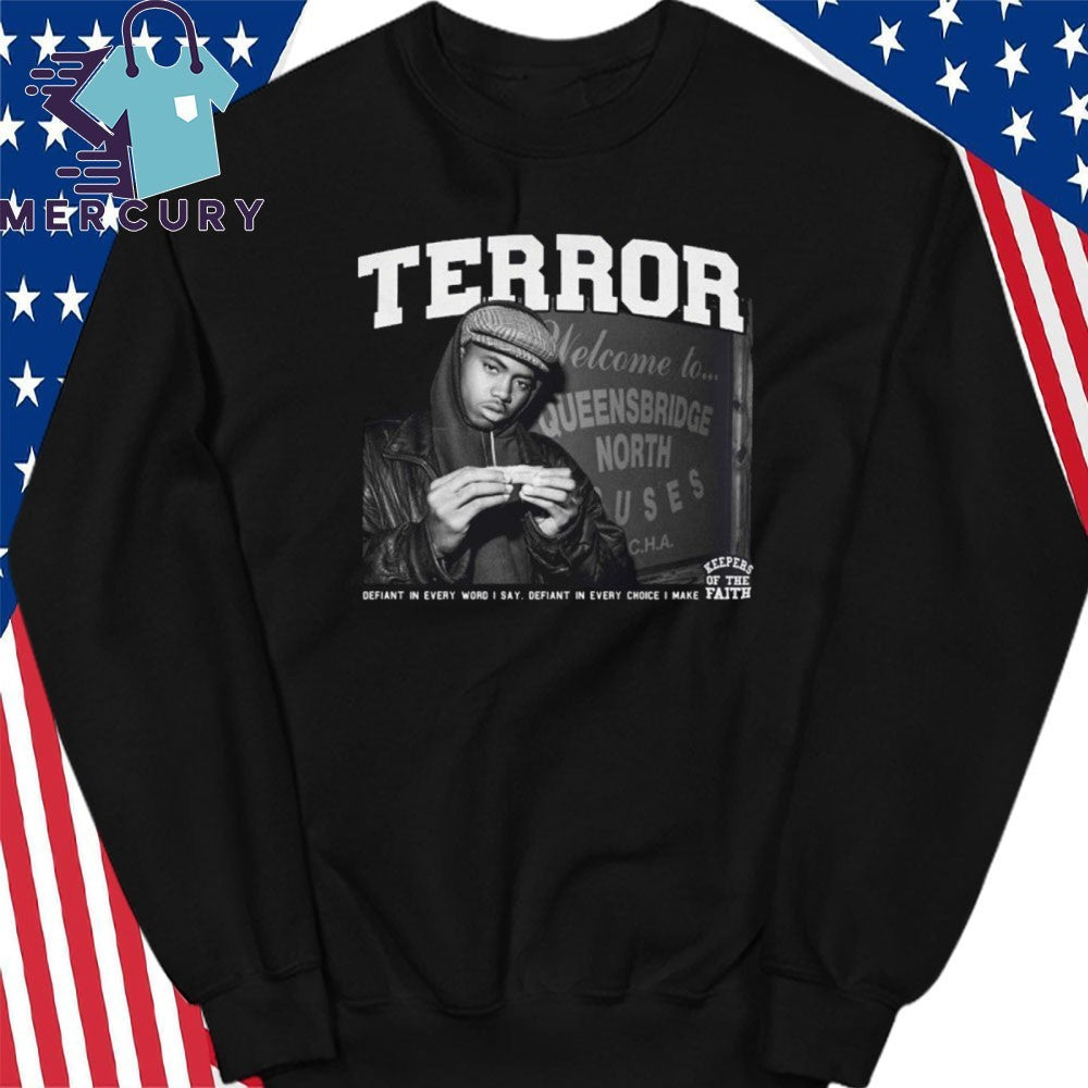 Terror Keepers Of The Faith Young Nas Photo The Bootleg Shirt