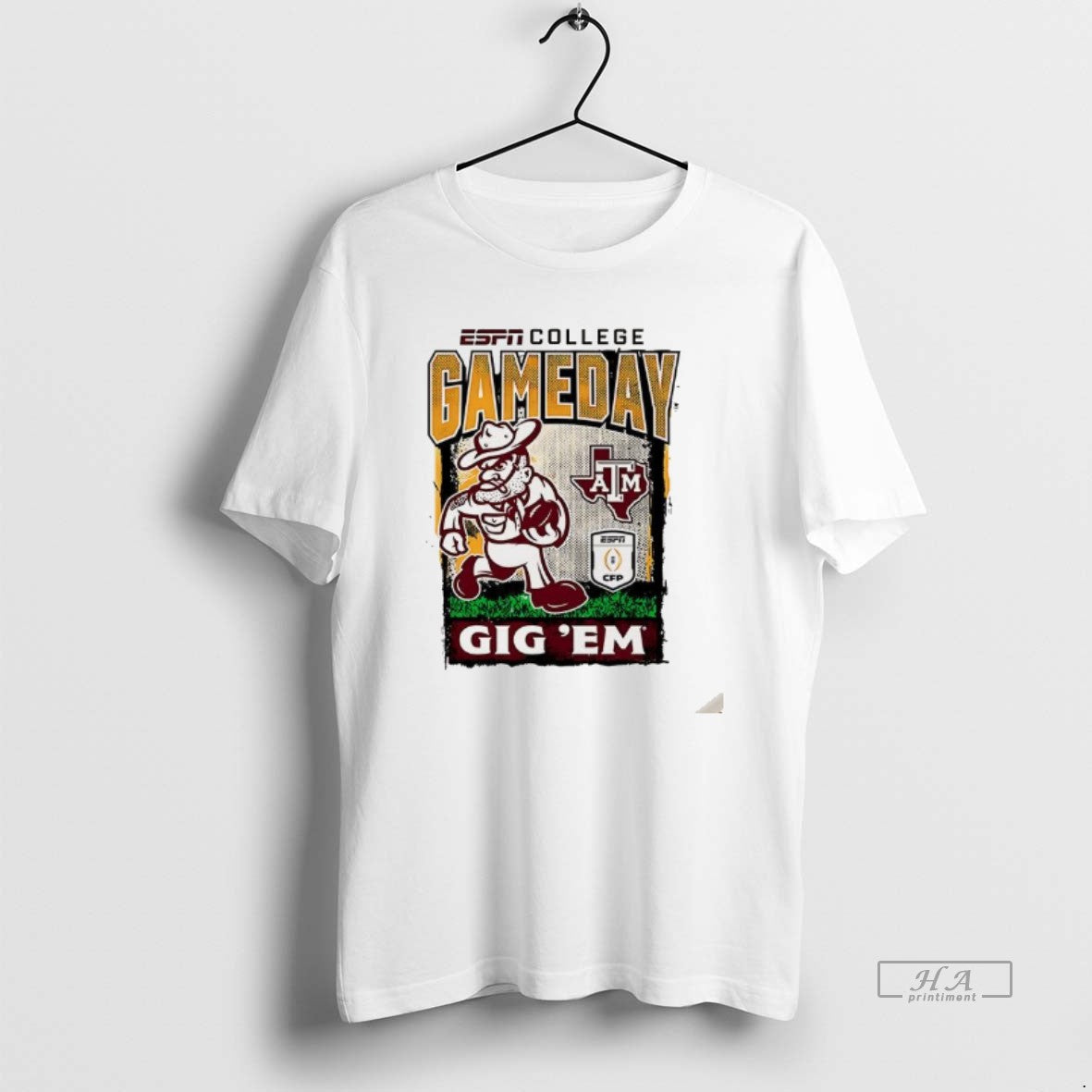Official Texas Am Aggies Gig Em Football Playoff Gameday Mascot T-Shirts, Hoodie, Sweatshirt | AU01DripNestTees.com
