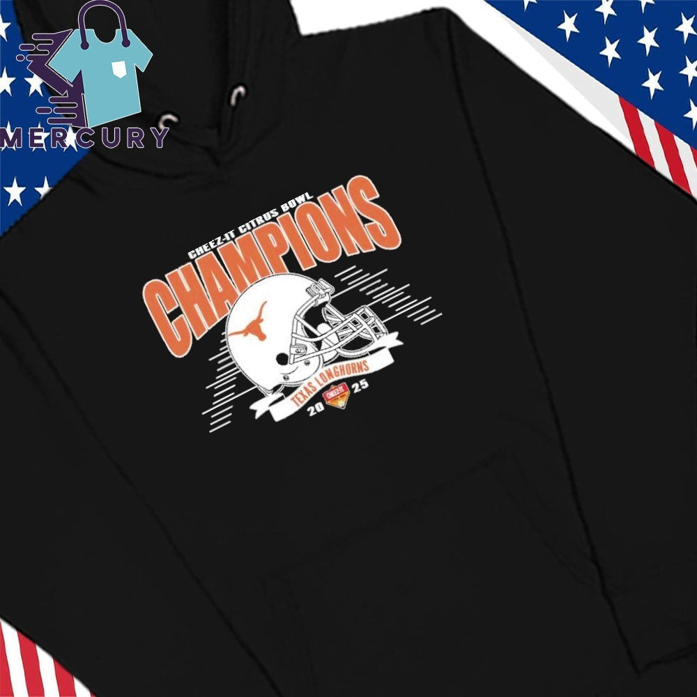 Texas Longhorns 2025 Cheez-It Citrus Bowl Champions Helmet Shirt