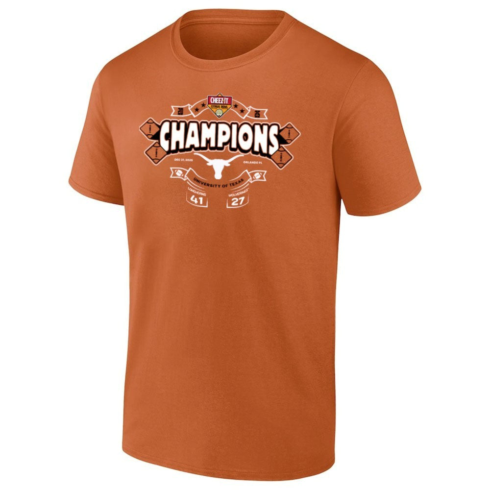 Texas Longhorns Football 2025 Cheez-It Citrus Bowl Texas Champions Shirt