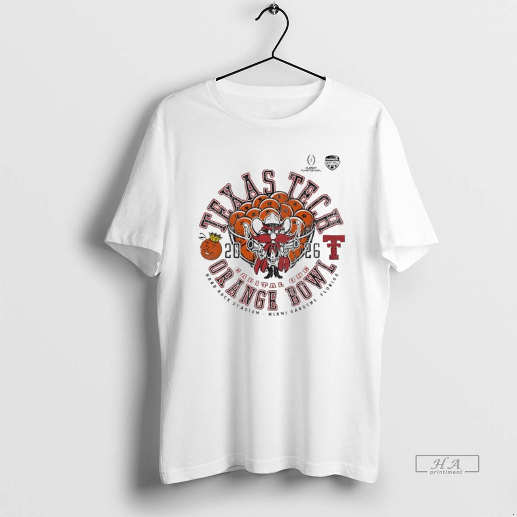Official Texas Tech Red Raiders 2026 Cfp Capital One Orange Bowl T-Shirts, Hoodie, Sweatshirt | AU01DripNestTees.com