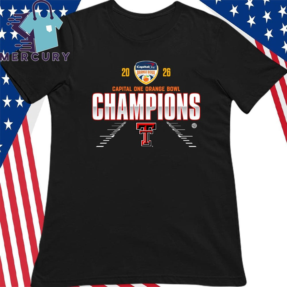 Texas Tech Red Raiders 2026 Capital One Orange Bowl Champions Shirt