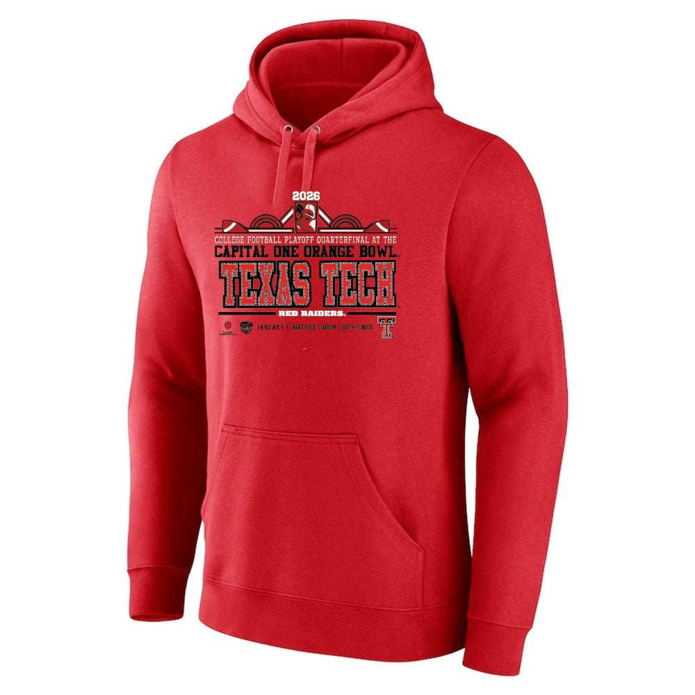 Texas Tech Red Raiders 2026 One Orange Bowl CFP Quarterfinal Shirt