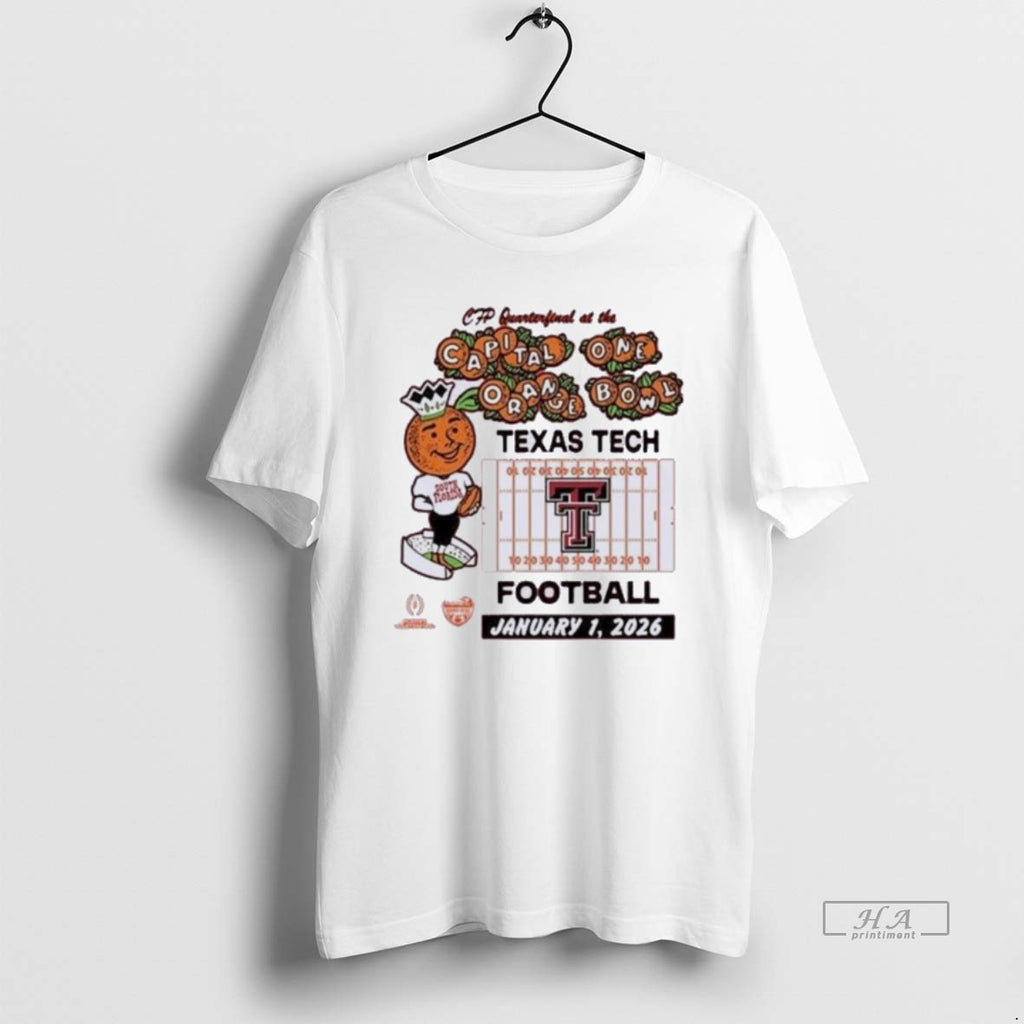 Official Texas Tech Red Raiders 2026 Orange Bowl January 1st T-Shirts, Hoodie, Sweatshirt | AU01DripNestTees.com