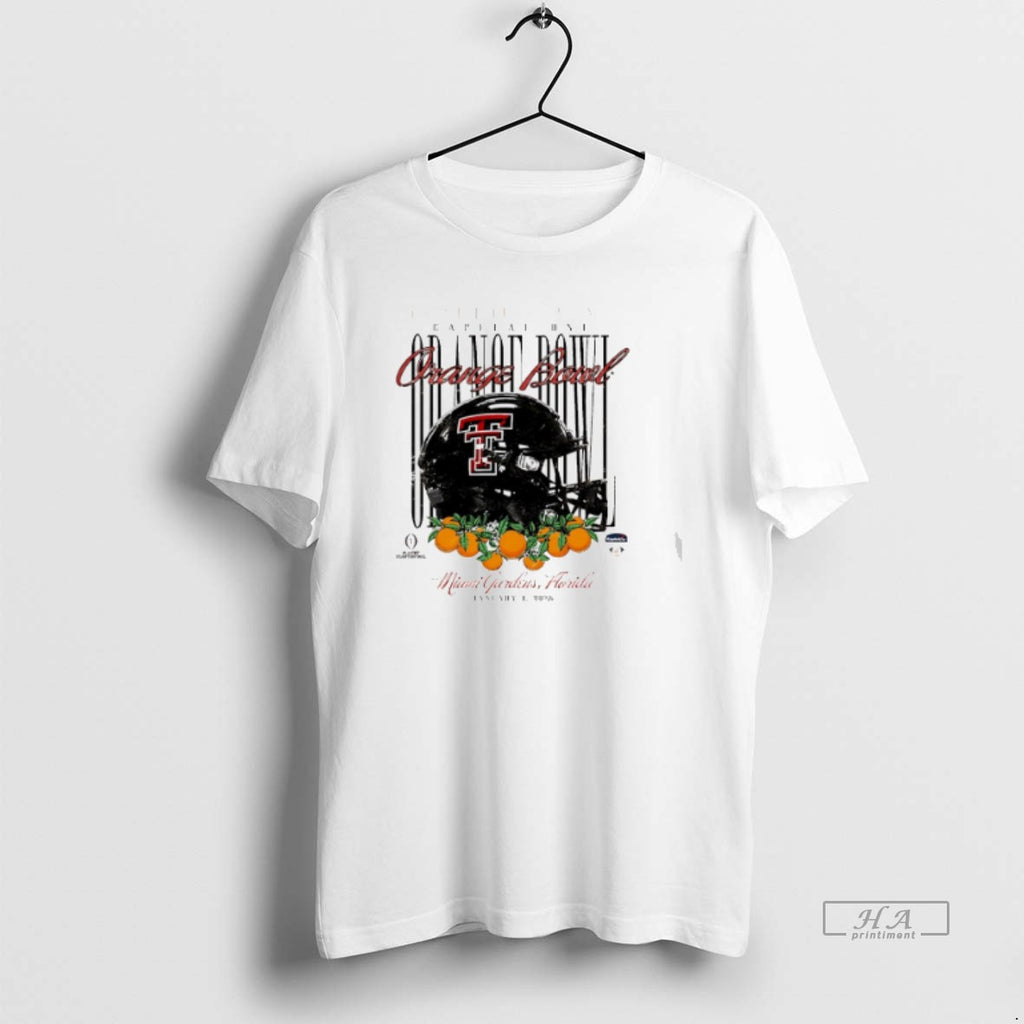 Official Texas Tech Red Raiders 2026 Orange Bowl Helmet T-Shirts, Hoodie, Sweatshirt | AU01DripNestTees.com