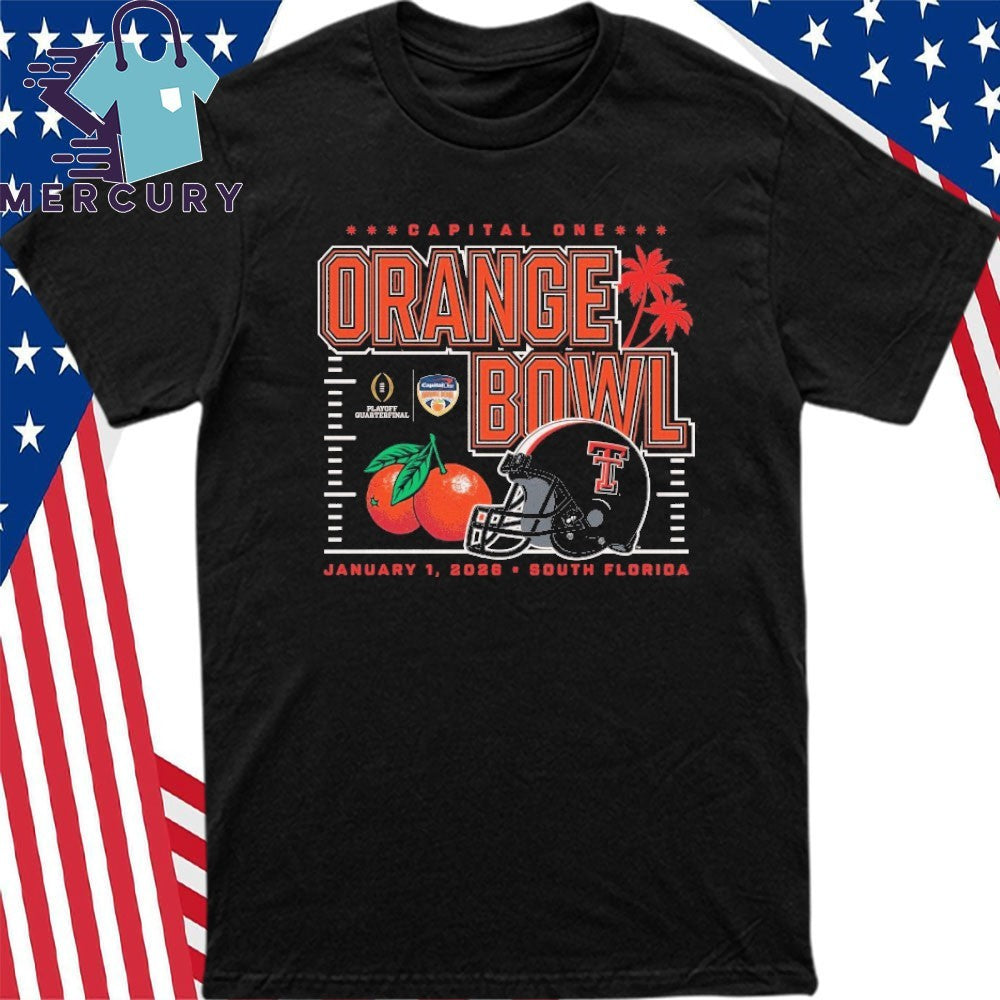Texas Tech Red Raiders 2026 Orange Bowl Shirt