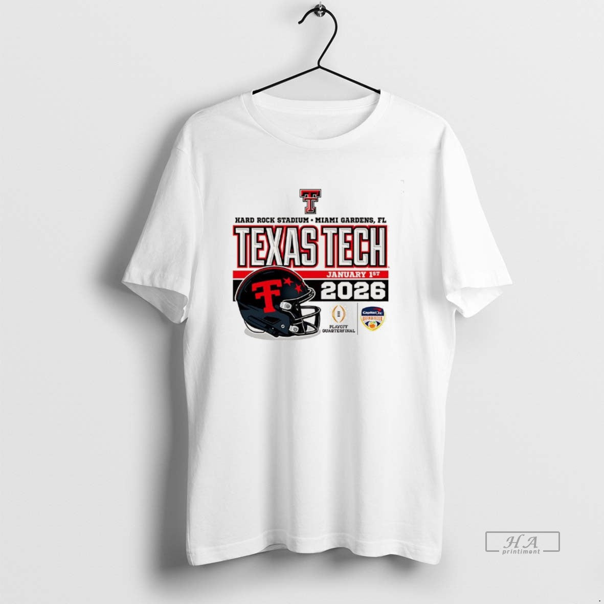 Official Texas Tech Red Raiders January 2026 Cfp Hard Rock Stadium Helmet T-Shirts, Hoodie, Sweatshirt | AU01DripNestTees.com