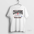 Official Texas Tech Red Raiders Vs Byu Cougars Big 12 Conference Champions Score 2025 T-Shirts, Hoodie, Sweatshirt