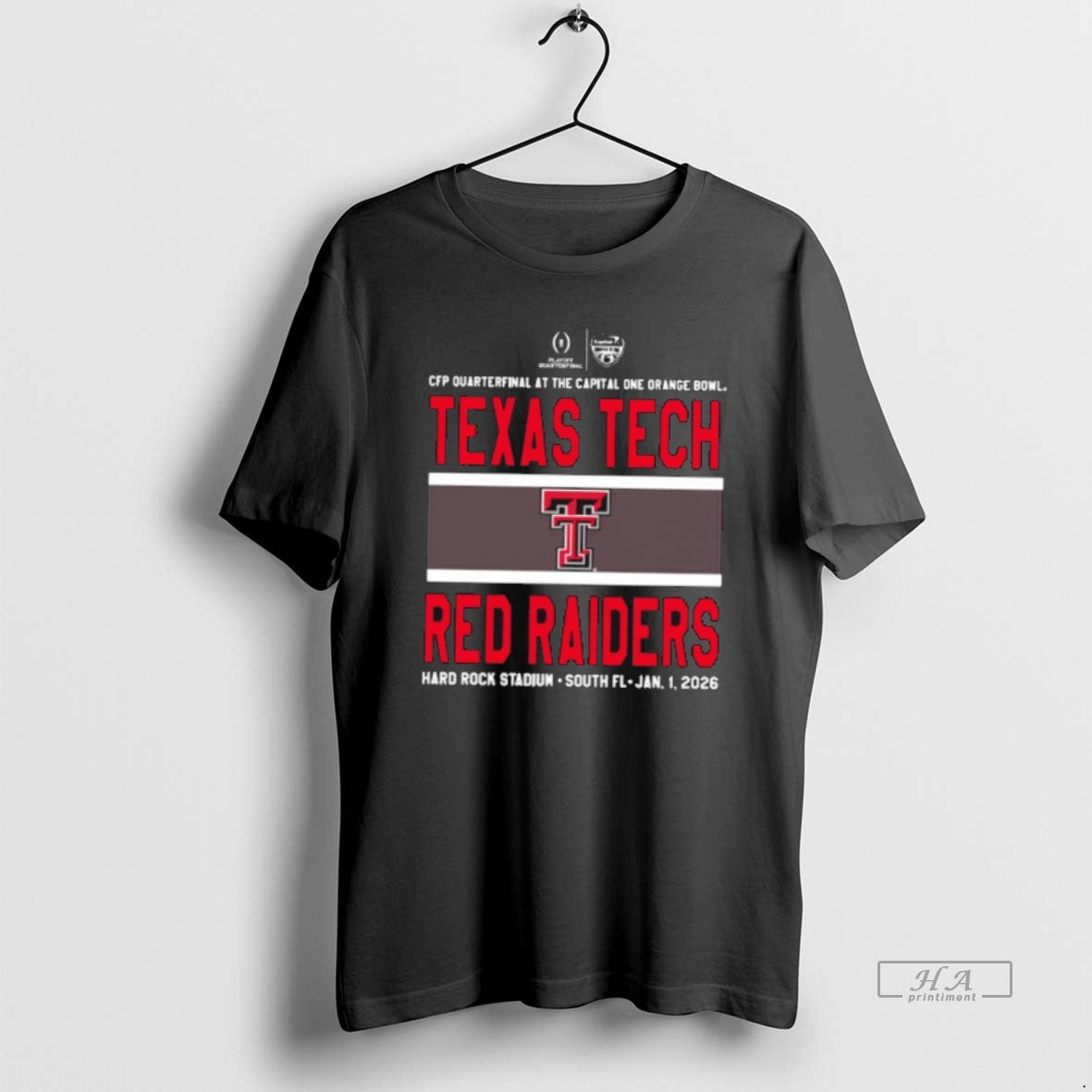 Official Texas Tech Football 2026 Cfp Quarterfinal Capital One Orange Bowl T-Shirts, Hoodie, Sweatshirt