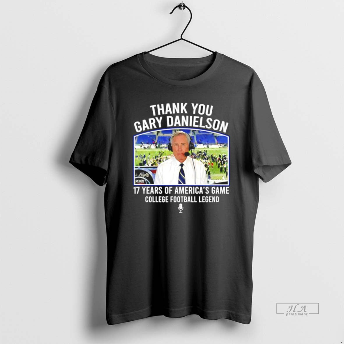 Official Thank You Gary Danielson 17 Years Of Americas Game College Football Legend T-Shirts, Hoodie, Sweatshirt