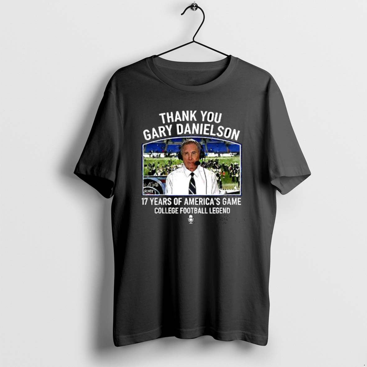 Official Thank You Gary Danielson Football Analyst 17 Years Of Americas Game College Football Legend T-Shirts, Hoodie,...