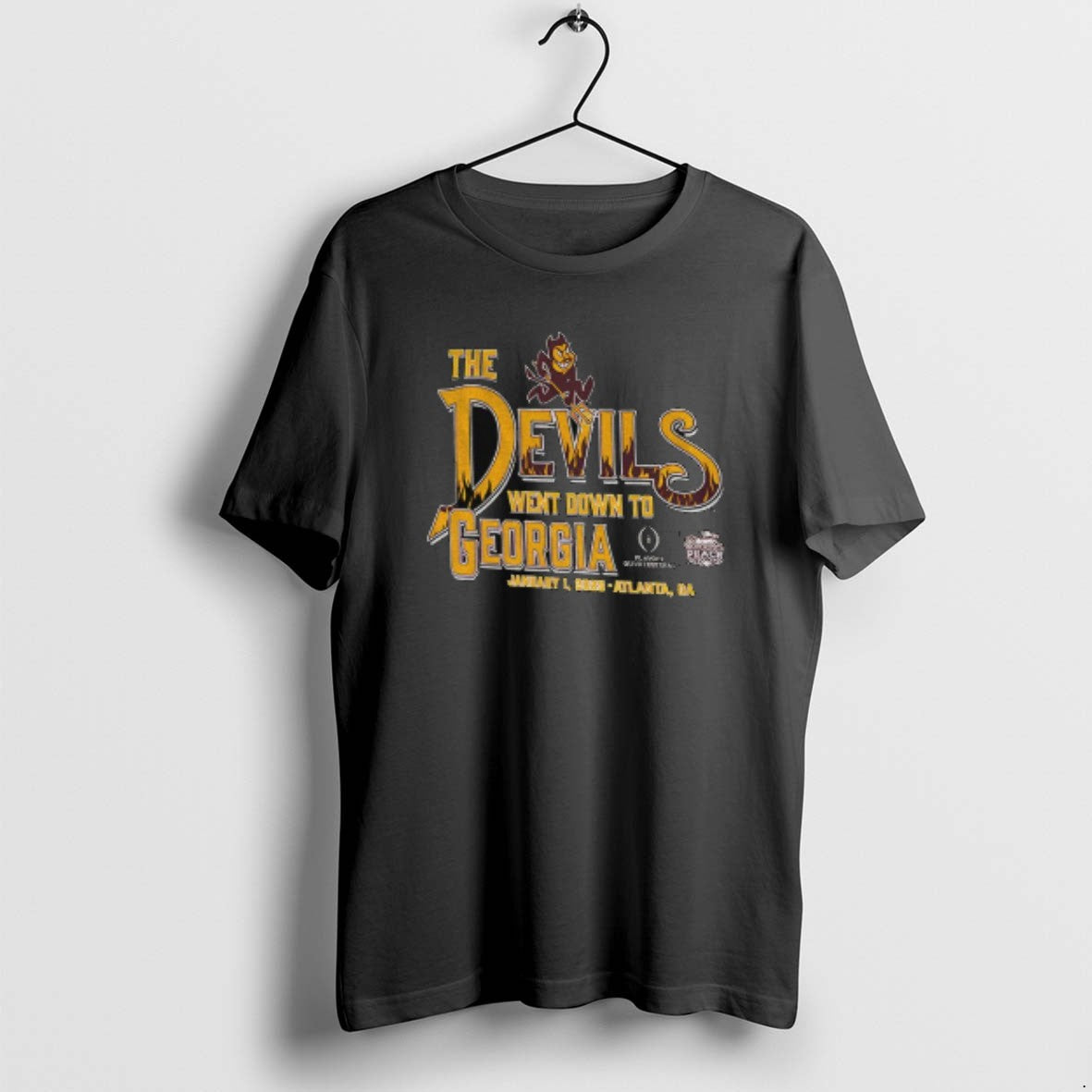Official The Arizona State Sun Devils Went Down To Georgia Jan 1 T-Shirts, Hoodie, Sweatshirt | AU01DripNestTees.com