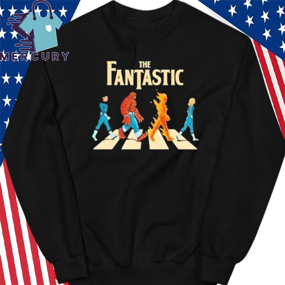 The Fantastic Four Superhero Team Walking Shirt