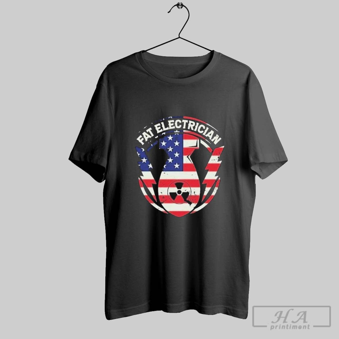 Official The Fat Electrician Merica Flag