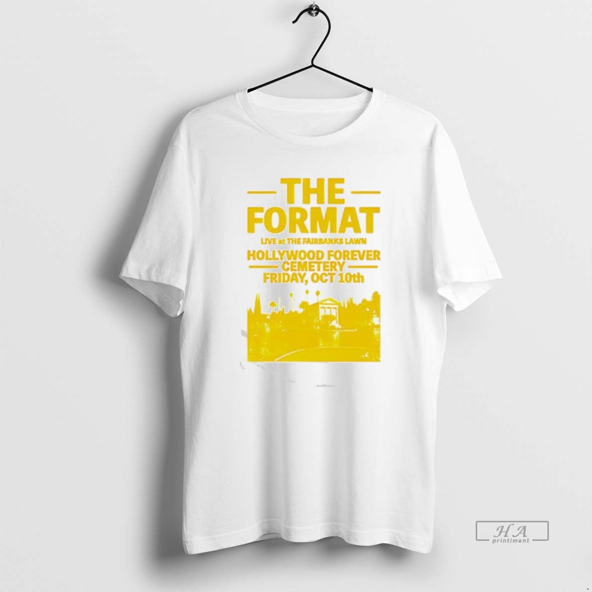 Official The Format Los Angeles Ringer Live At The Fairbanks Lawn Hollywood Forever Cemetery T-Shirts, Hoodie, Sweatshirt