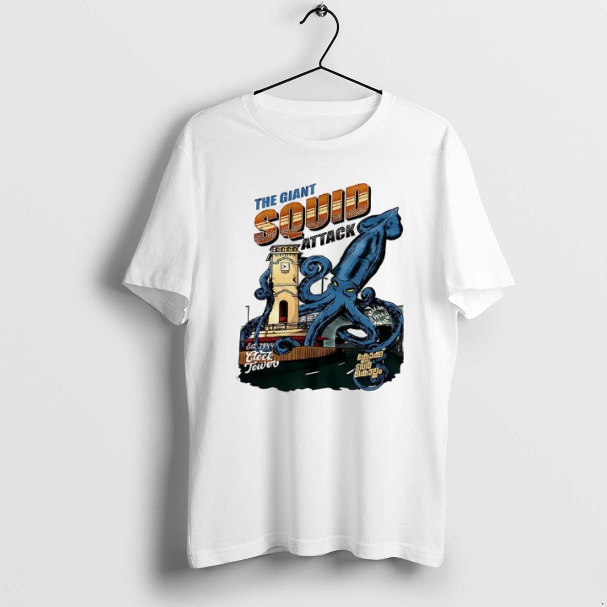 Official The Giant Squid Attack T-Shirts, Hoodie, Sweatshirt | AU01DripNestTees.com