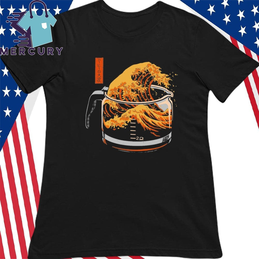 The Great Wave In The Coffee Pot Shirt