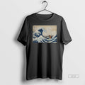 Official The Great Wave Of Kanagawa Image Chicken Joe Funny Meme T-Shirts, Hoodie, Sweatshirt | AU01DripNestTees.com