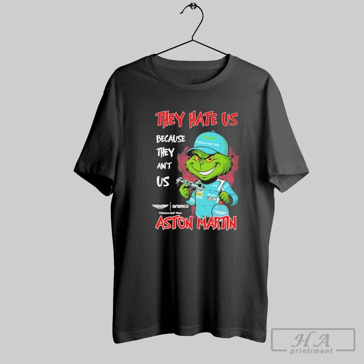Official The Grinch They Hate Us Because They Aint Us Aston Martin