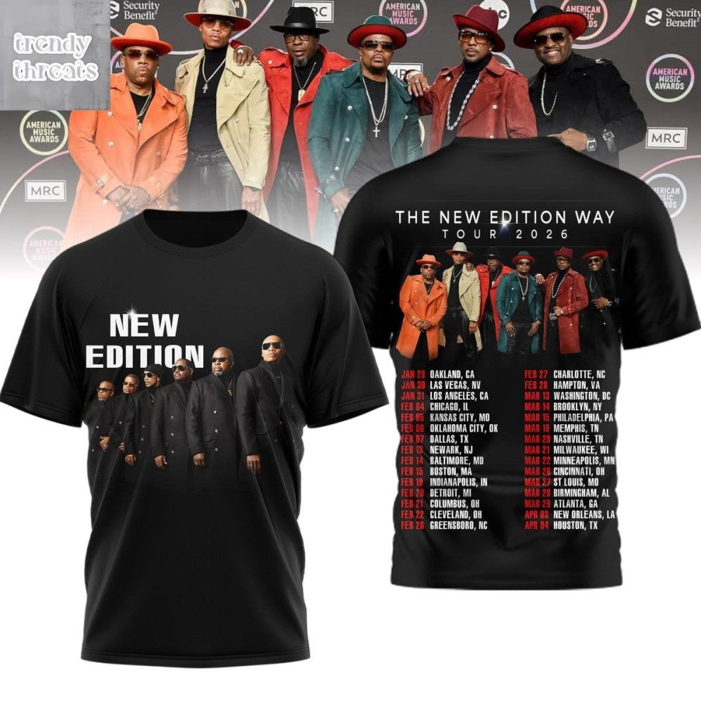 The New Edition Way Tour 2026 Shirt