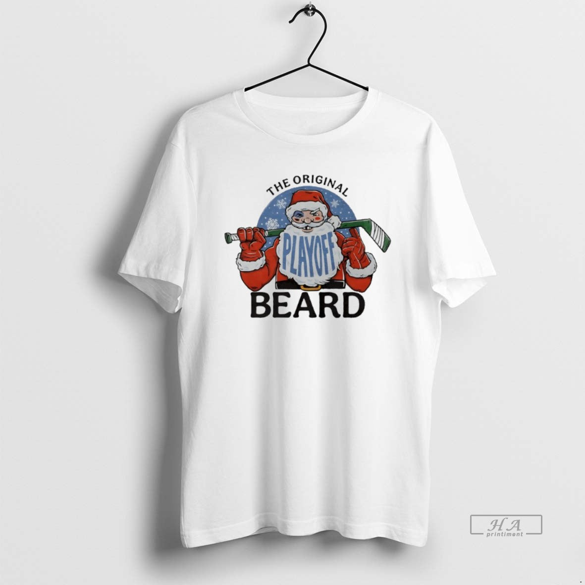 Official The Playoff Beard Santa Hockey T-Shirts, Hoodie, Sweatshirt | AU01DripNestTees.com