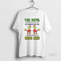 Official The Devil Whispered To Me Im Coming For You I Whisper Back Bring Beer T-Shirts, Hoodie, Sweatshirt
