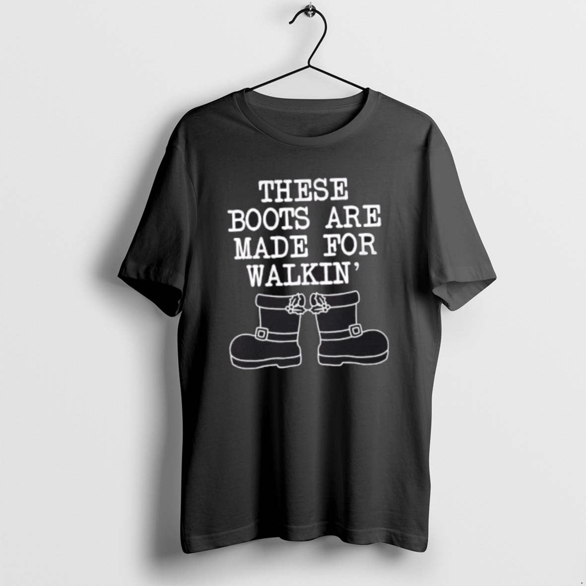 Official These Boots Are Made For Walkin Christmas T-Shirts, Hoodie, Sweatshirt | AU01DripNestTees.com