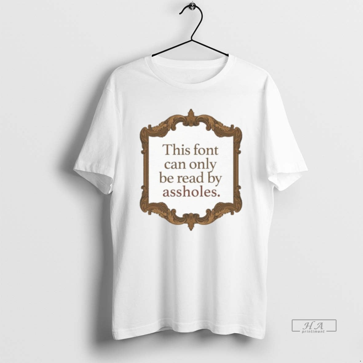 Official This Font Can Only Be Read By Assholes T-Shirts, Hoodie, Sweatshirt | AU01DripNestTees.com
