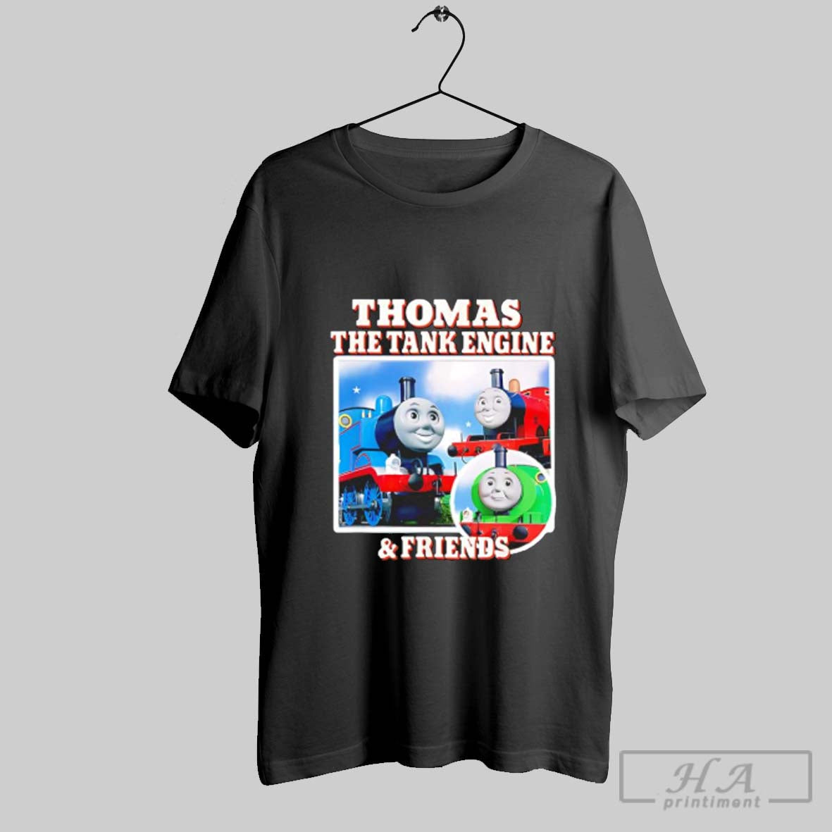 Official Thomas The Tank Engine And Friends T Shirt Black