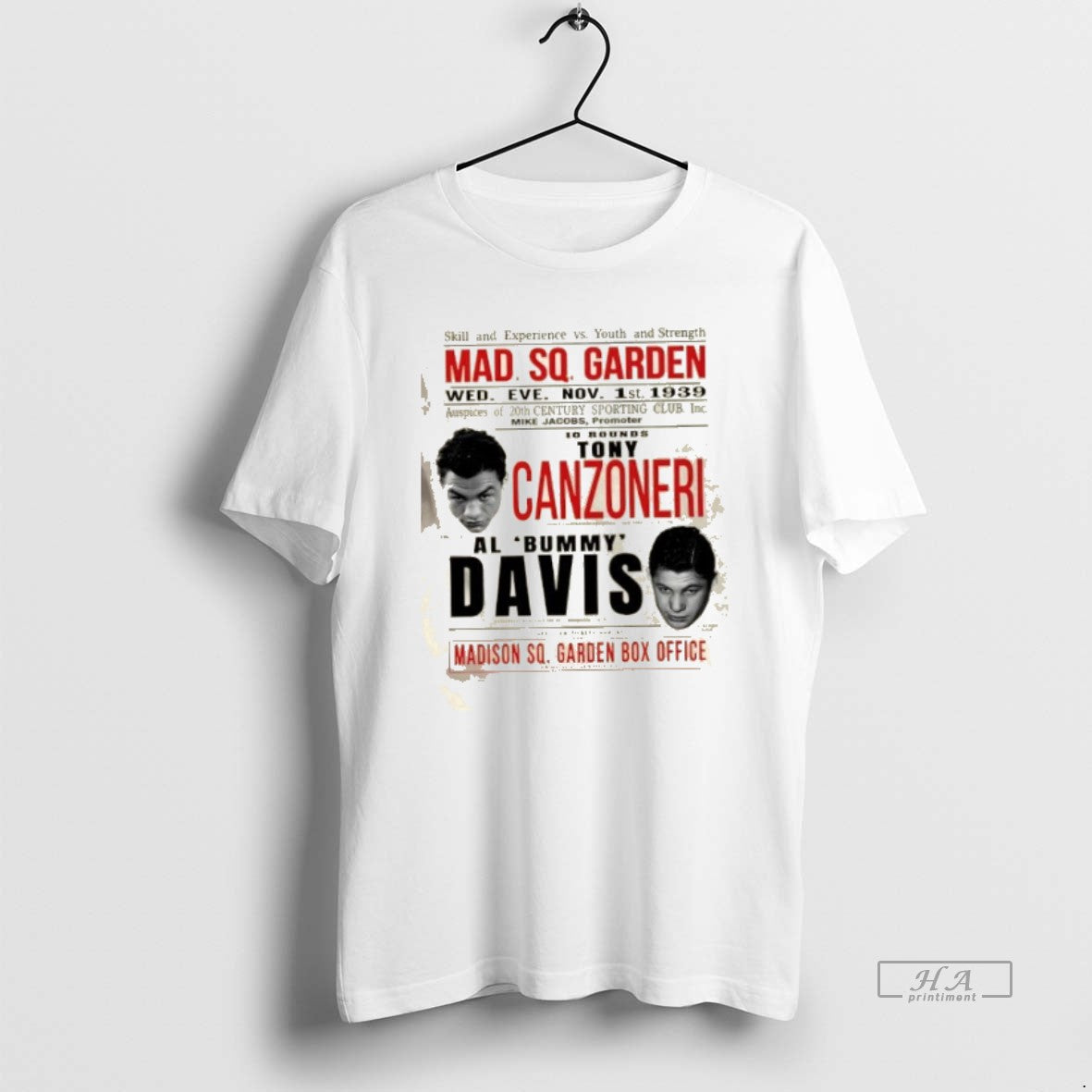 Official Tony Canzoneri Vs Bummy Davis Madison Sq Garden Box Office T-Shirts, Hoodie, Sweatshirt | AU01DripNestTees.com