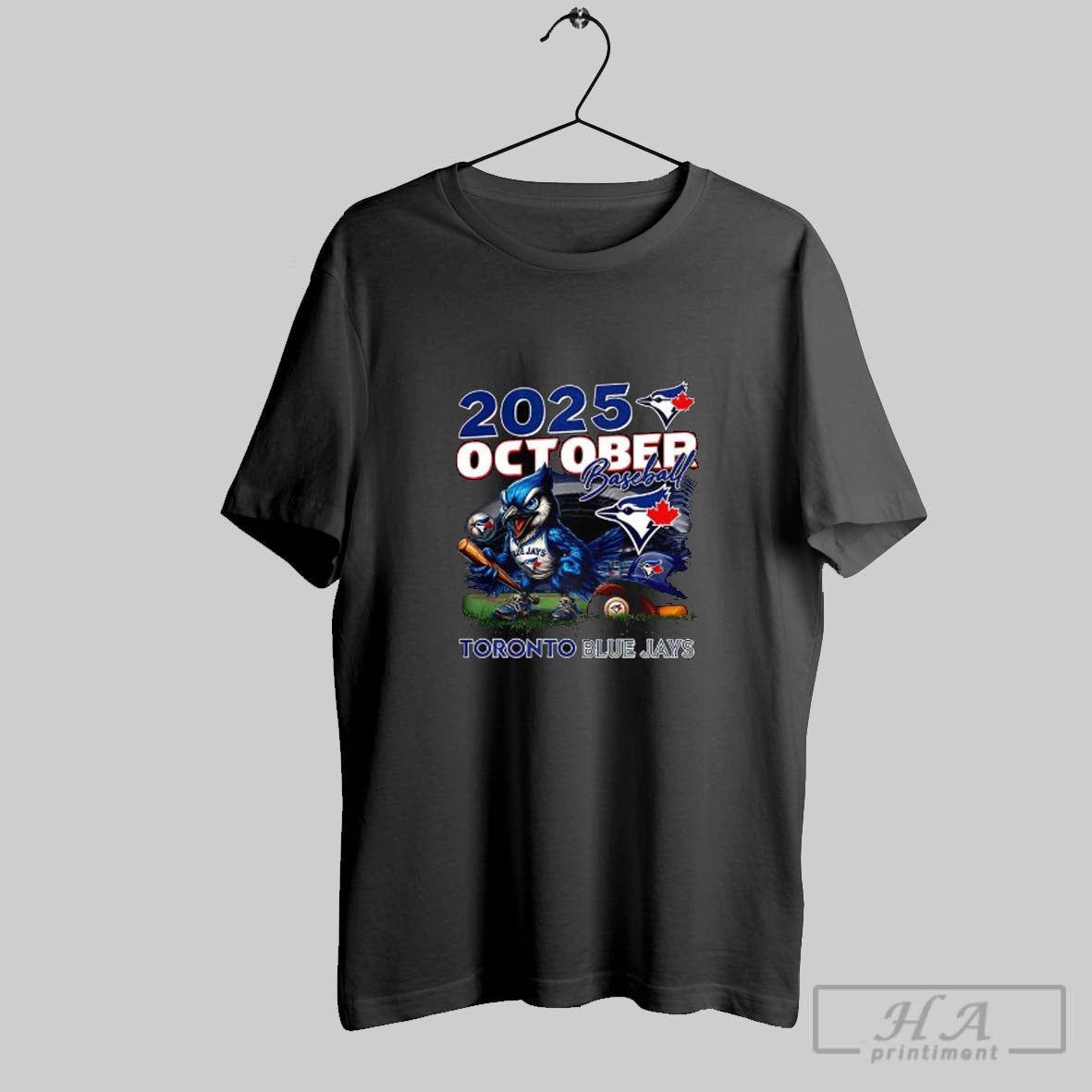 Official Toronto Blue Jays October Baseball 2025 Mascot