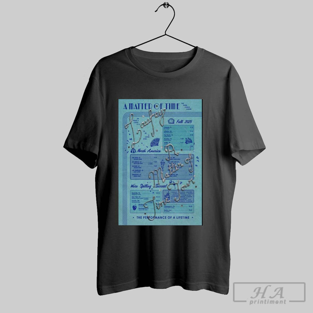 Official Trendy New Laufey A Matter Of Time Fall Tour 2025 The Performance Of