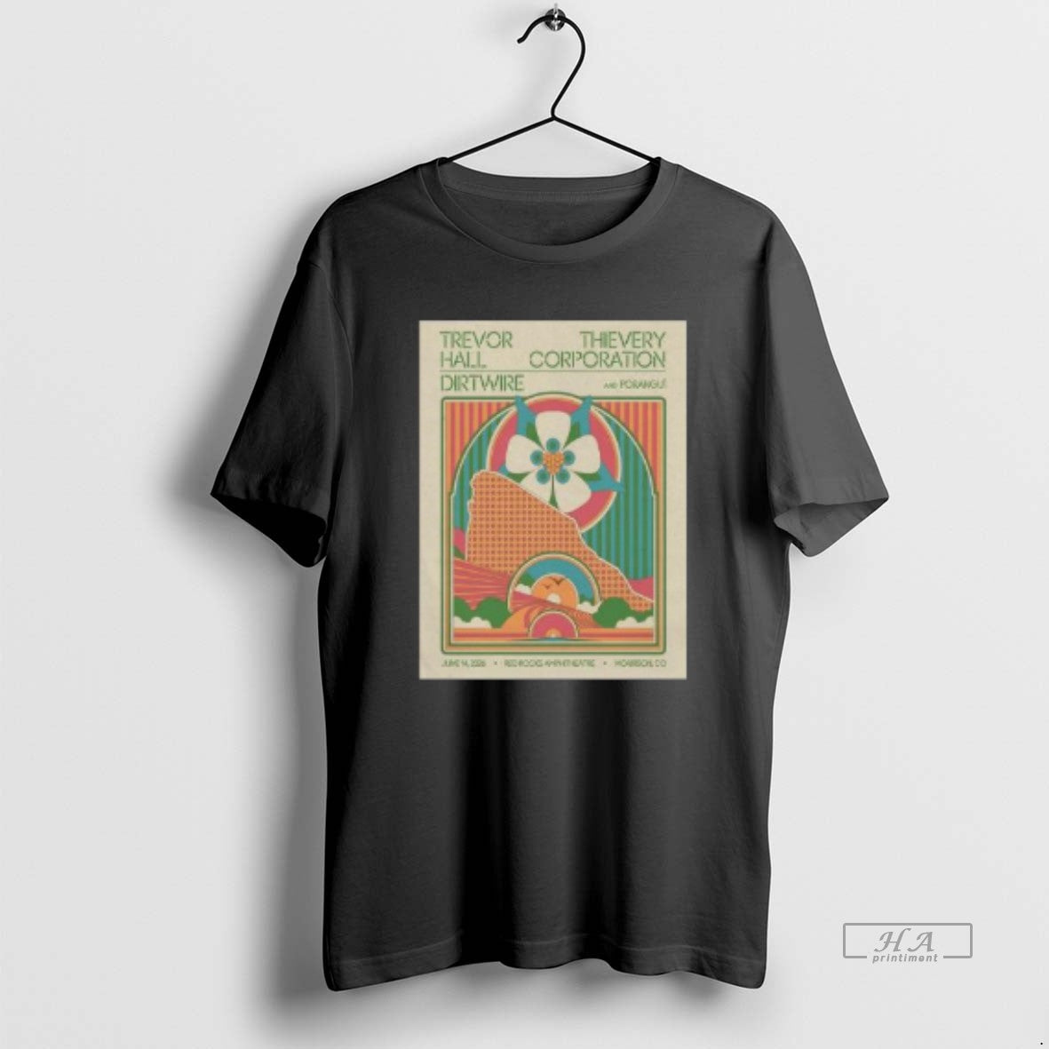 Official Trevor Hall With Thievery Corporation And Dirtwire June 14 2026 In Morrison Co Circle T-Shirts, Hoodie, Sweatshirt