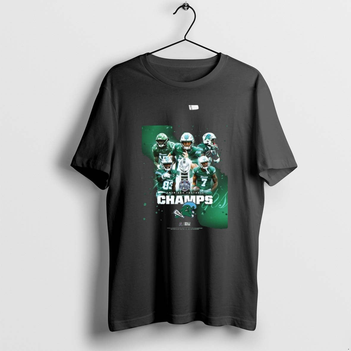Official Tulane Football Champions 2025 American Football Championship T-Shirts, Hoodie, Sweatshirt | AU01DripNestTees.com