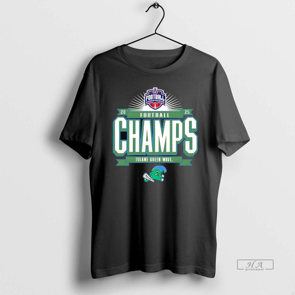Official Tulane Green Wave 2025 American Football Championship T-Shirts, Hoodie, Sweatshirt | AU01DripNestTees.com