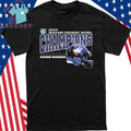 UConn Huskies Football 2025 Wasabi Fenway Bowl Champions Helmet Shirt