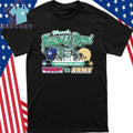 UConn Huskies Vs Army Black Knights 2025 Fenway Bowl Dueling Helmet Shirt