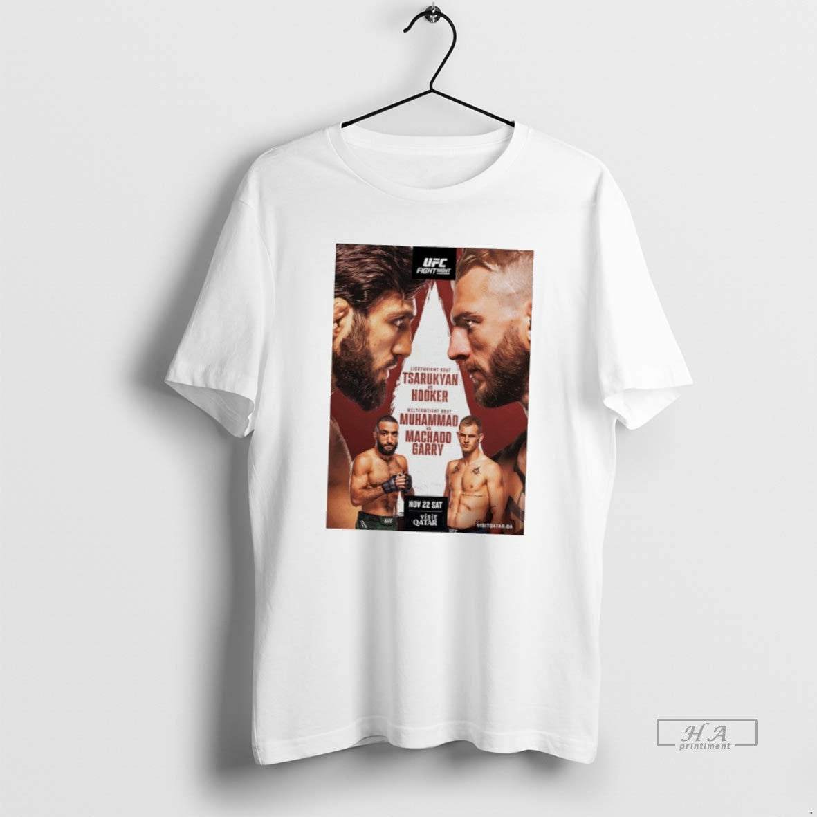 Official Ufc Fight Night Tsarukyan Vs Hooker Autographed Event T-Shirts, Hoodie, Sweatshirt | AU01DripNestTees.com