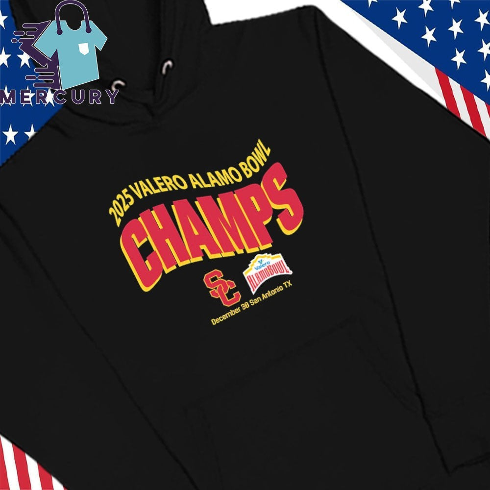 USC Trojans football 2025 Valero Alamo Bowl Champions On December 30 In San Antonio TX Shirt