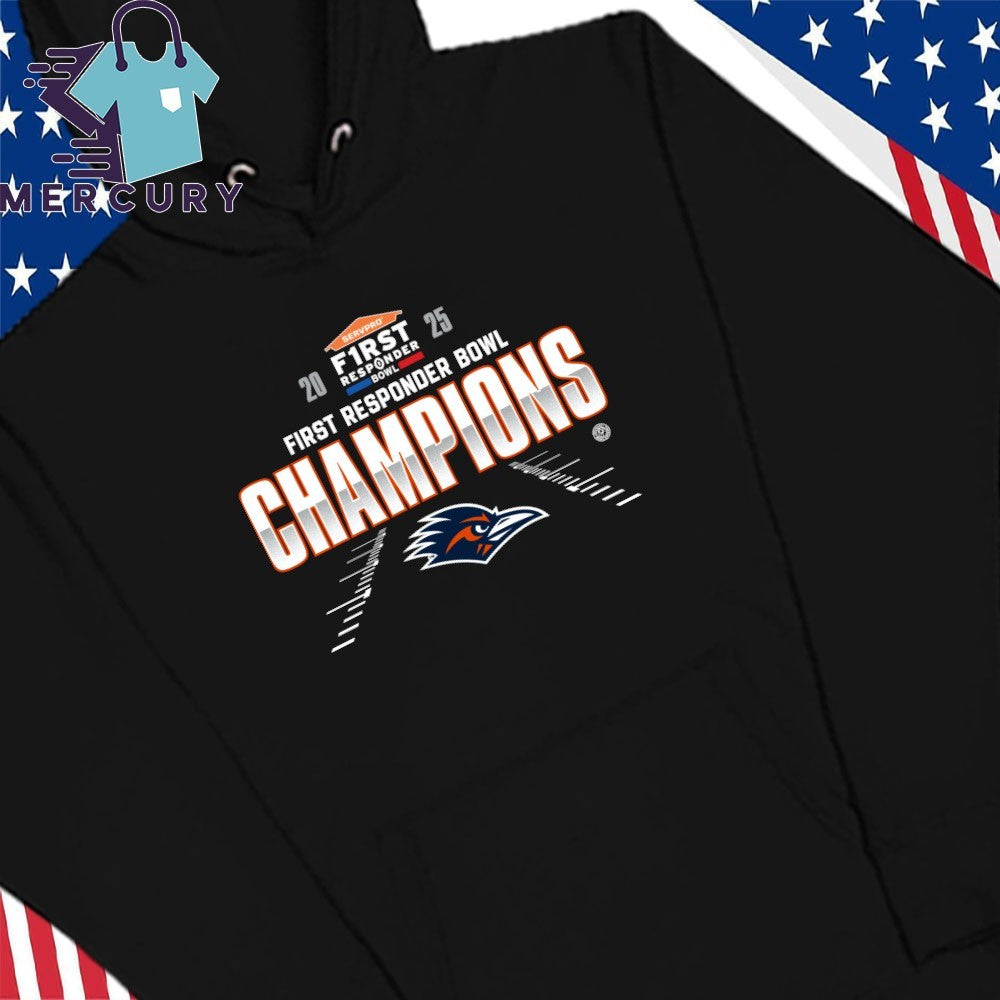 UTSA Roadrunners 2025 First Responder Bowl Champions Shirt