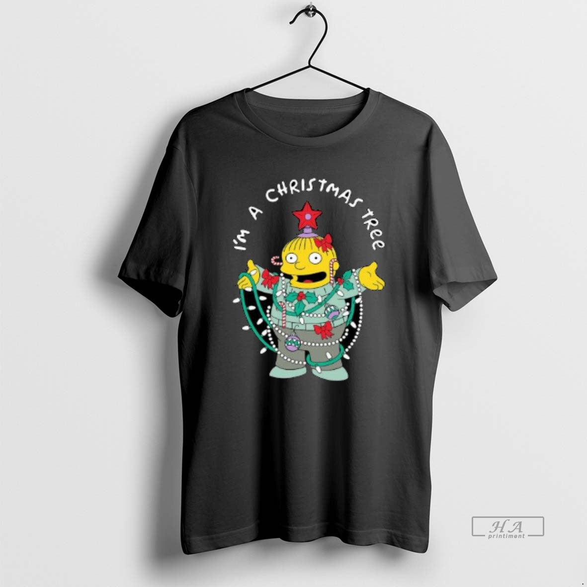 Official Uncle Reco Ralph Im A Christmas Tree Circle Black T-Shirts, Hoodie, Sweatshirt | AU01DripNestTees.com