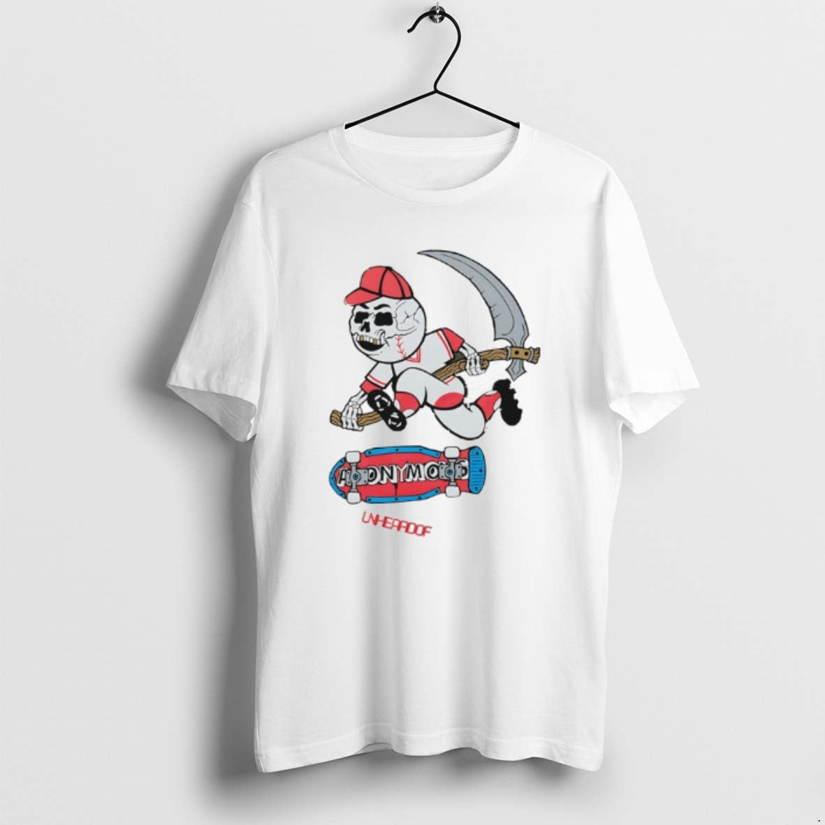 Official Unheardof Reaper Skater Baseball Graphic T-Shirts, Hoodie, Sweatshirt | AU01DripNestTees.com