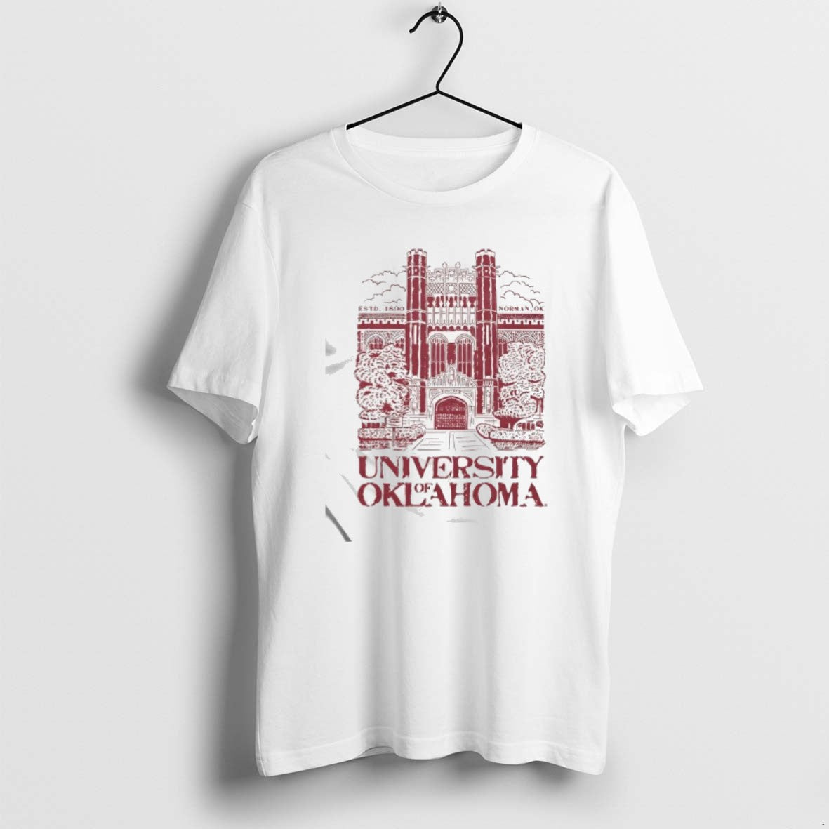 Official University Of Oklahomas Evans Hall Estd 1890 Norman Ok T-Shirts, Hoodie, Sweatshirt | AU01DripNestTees.com
