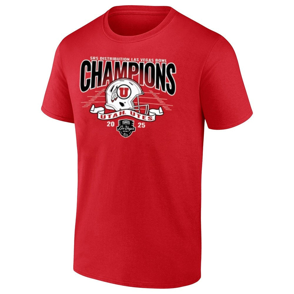 Utah Utes 2025 Las Vegas Bowl Football Champions Shirt